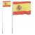 Steag Spania și stâlp din aluminiu, 5,55 m GartenMobel Dekor