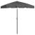 Umbrelă de plajă, antracit, 180x120 cm GartenMobel Dekor