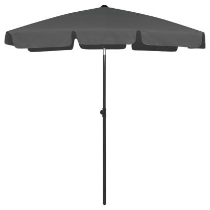 Umbrelă de plajă, antracit, 180x120 cm GartenMobel Dekor