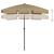Umbrelă de plajă, gri taupe, 180x120 cm GartenMobel Dekor