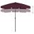 Umbrelă de plajă, roșu bordo, 180x120 cm GartenMobel Dekor