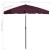 Umbrelă de plajă, roșu bordo, 180x120 cm GartenMobel Dekor