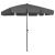 Umbrelă de plajă, antracit, 200x125 cm GartenMobel Dekor