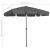 Umbrelă de plajă, antracit, 200x125 cm GartenMobel Dekor
