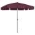 Umbrelă de plajă, roșu bordo, 200x125 cm GartenMobel Dekor