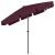 Umbrelă de plajă, roșu bordo, 200x125 cm GartenMobel Dekor