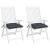 Perne de scaun, 2 buc., antracit, 40x40x7 cm, textil oxford GartenMobel Dekor