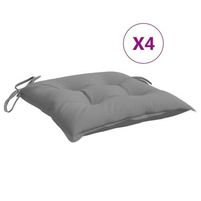 Perne de scaun, 4 buc., gri, 40x40x7 cm, textil oxford GartenMobel Dekor