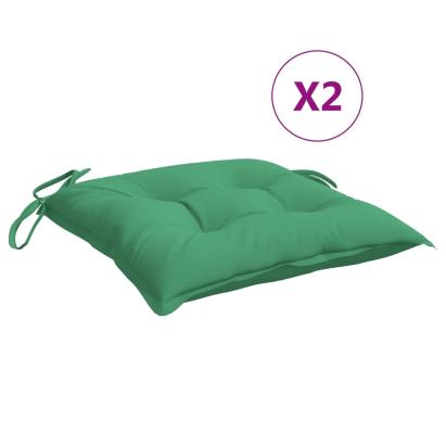 Perne de scaun, 2 buc., verde, 40x40x7 cm, textil oxford GartenMobel Dekor