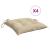 Perne de scaun, 4 buc., bej, 50x50x7 cm, textil oxford GartenMobel Dekor