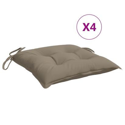 Perne de scaun, 4 buc., gri taupe, 50x50x7 cm, textil oxford GartenMobel Dekor