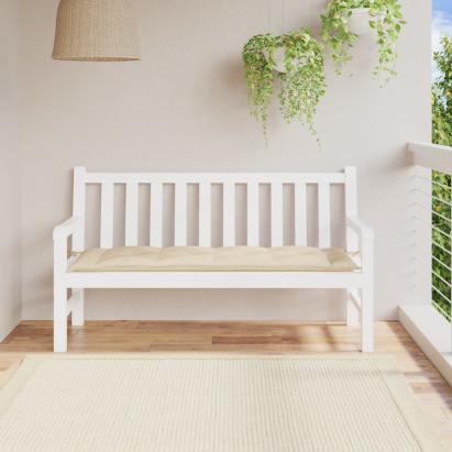 Pernă bancă de grădină, bej, 150x50x7 cm, material oxford GartenMobel Dekor