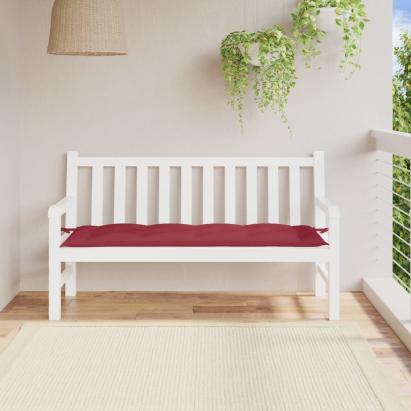 Pernă bancă de grădină, roșu vin, 150x50x7 cm, material oxford GartenMobel Dekor