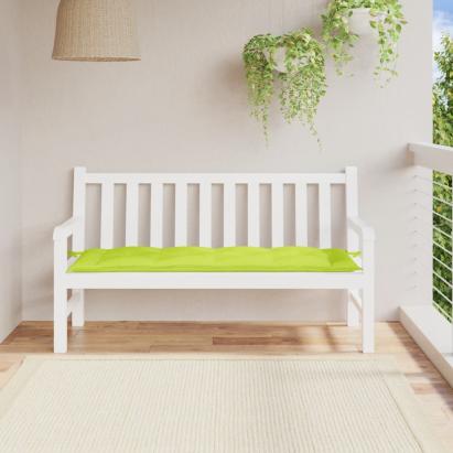 Pernă de bancă, verde aprins, 150x50x7 cm, material oxford GartenMobel Dekor