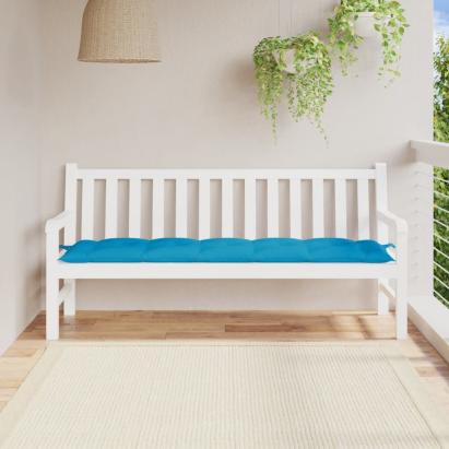 Pernă de bancă, albastru deschis, 180x50x7 cm, material oxford GartenMobel Dekor