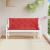 Perne bancă de grădină 2buc., roșu, 150x50x7cm, țesătură oxford GartenMobel Dekor