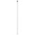 Set stâlp pentru copertină, alb, 300x245 cm, fier  GartenMobel Dekor