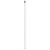 Set stâlp pentru copertină, alb, 450x245 cm, fier  GartenMobel Dekor