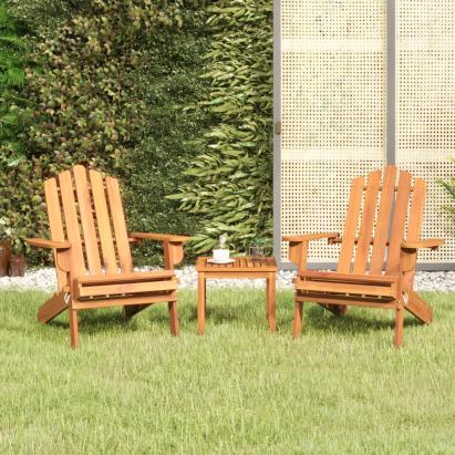 Set mobilier de grădină Adirondack, 3 piese, lemn masiv acacia GartenMobel Dekor
