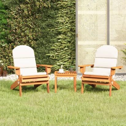 Set mobilier de grădină Adirondack, 3 piese, lemn masiv acacia GartenMobel Dekor