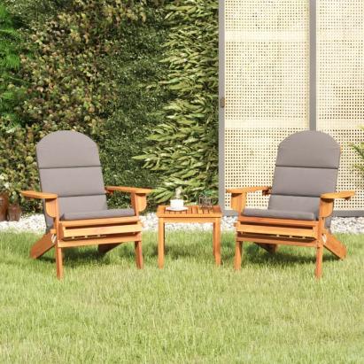 Set mobilier de grădină Adirondack, 3 piese, lemn masiv acacia GartenMobel Dekor