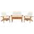 Set mobilier de grădină Adirondack, 4 piese, lemn masiv acacia GartenMobel Dekor