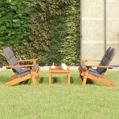 Set mobilier de grădină Adirondack, 3 piese, lemn masiv acacia GartenMobel Dekor