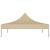 Acoperiș pentru cort de petrecere, bej, 3 x 3 m, 270 g/m² GartenMobel Dekor