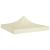 Acoperiș pentru cort de petrecere, crem, 2 x 2 m, 270 g/m²  GartenMobel Dekor