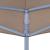 Acoperiș pentru cort de petrecere, gri taupe, 2 x 2 m, 270 g/m²  GartenMobel Dekor
