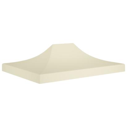 Acoperiș pentru cort de petrecere, crem, 4 x 3 m, 270 g/m² GartenMobel Dekor