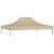 Acoperiș pentru cort de petrecere, bej, 4 x 3 m, 270 g/m² GartenMobel Dekor