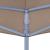 Acoperiș pentru cort de petrecere, gri taupe, 4 x 3 m, 270 g/m² GartenMobel Dekor