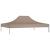 Acoperiș pentru cort de petrecere, gri taupe, 4 x 3 m, 270 g/m² GartenMobel Dekor