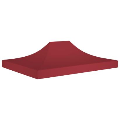 Acoperiș pentru cort de petrecere, vișiniu, 4 x 3 m, 270 g/m² GartenMobel Dekor