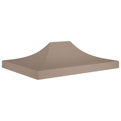 Acoperiș cort de petrecere, gri taupe, 4,5 x 3 m, 270 g/m² GartenMobel Dekor