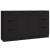 Servante, 3 piese, negru, lemn prelucrat GartenMobel Dekor