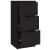 Servante, 3 piese, negru, lemn prelucrat GartenMobel Dekor