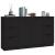 Servante, 3 piese, negru, lemn prelucrat GartenMobel Dekor