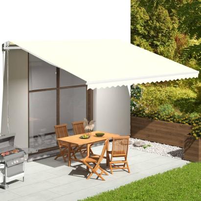 Pânză de rezervă copertină, crem, 5x3,5 m GartenMobel Dekor