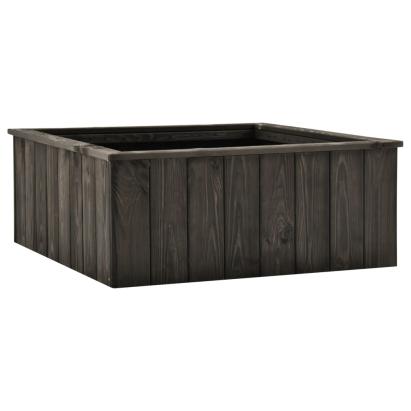 Strat înălțat, gri închis, 74 x 77 x 30 cm, lemn masiv de pin GartenMobel Dekor