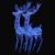 Ren de Crăciun 250 LED-uri, 2 buc., albastru, 180 cm, acril XXL GartenMobel Dekor