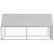 Coteț de păsări pentru exterior, 2x4x2 m, oțel galvanizat GartenMobel Dekor