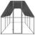 Coteț de păsări pentru exterior, 2x8x2 m, oțel galvanizat GartenMobel Dekor