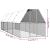 Coteț de păsări pentru exterior, 2x8x2 m, oțel galvanizat GartenMobel Dekor