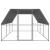 Coteț de păsări pentru exterior, 3x6x2 m, oțel zincat GartenMobel Dekor