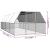 Coteț de păsări pentru exterior, 3x8x2 m, oțel galvanizat GartenMobel Dekor