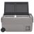 Ladă frigorifică cu roată și adaptor, 50 L, negru&gri, PP & PE GartenMobel Dekor