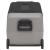 Ladă frigorifică cu roată și adaptor, negru&gri, 60 L, PP & PE GartenMobel Dekor