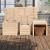 Set cutii de grădină, 4 piese, lemn masiv de pin GartenMobel Dekor